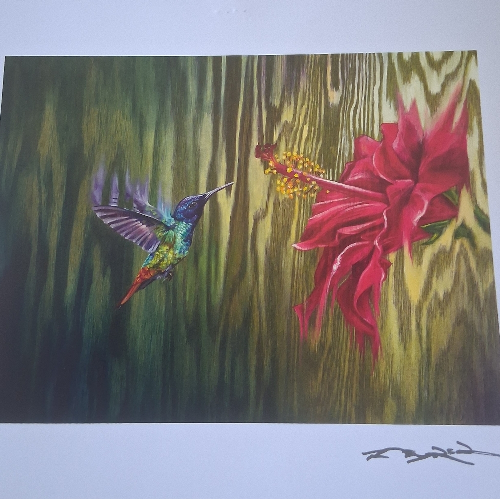 Matt Beyre "Morning Glory" Lithograph Art Print COA Included